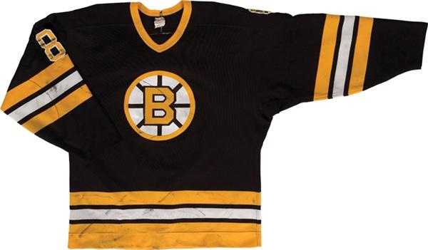 Hockey Equipment - 1986-87 Cam Neely Boston Bruins Photo-Matched Game Worn Jersey