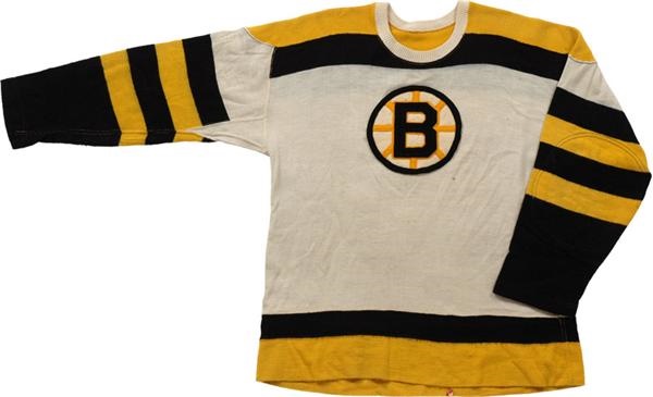 Hockey Equipment - 1953-54 Doug Mohns Boston Bruins Game Worn Sweater