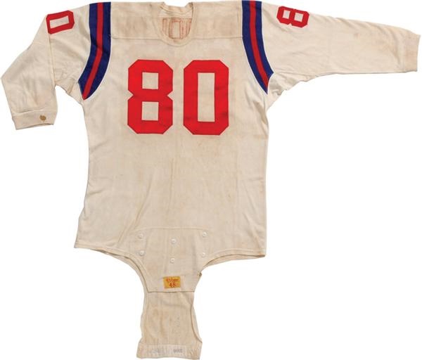 - 1960 Jack Rudolph AFL Boston Patriots First Year Jersey