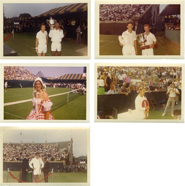 All Sports - Unpublished Arthur Ashe 1968 U.S. Open Snapshots with Original Negatives