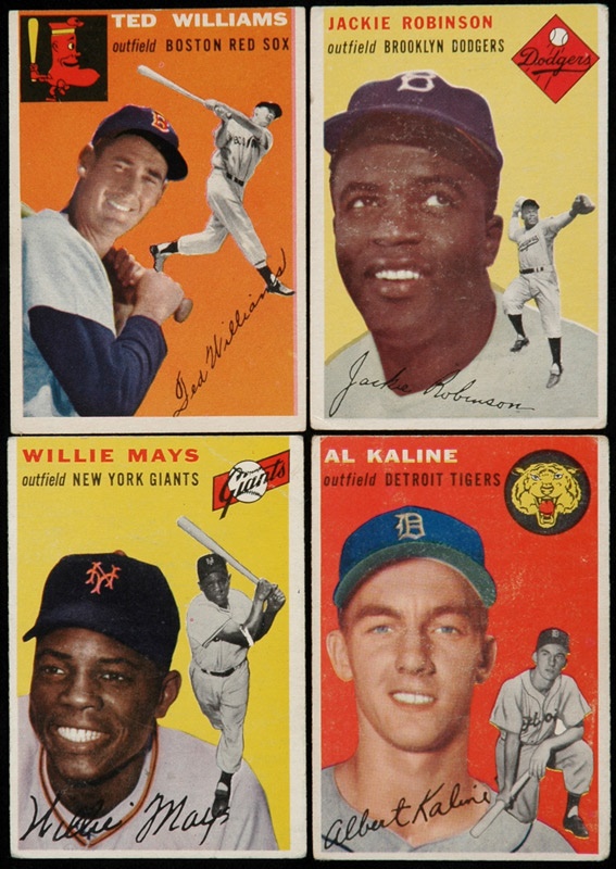 Mr. X - 1954 Topps Baseball Complete Set