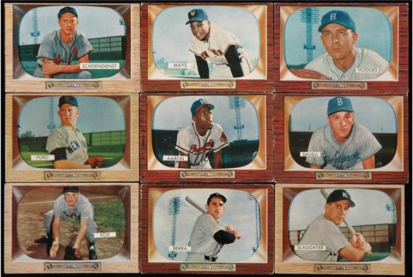 Mr. X - 1955 Bowman Baseball Card Complete Set