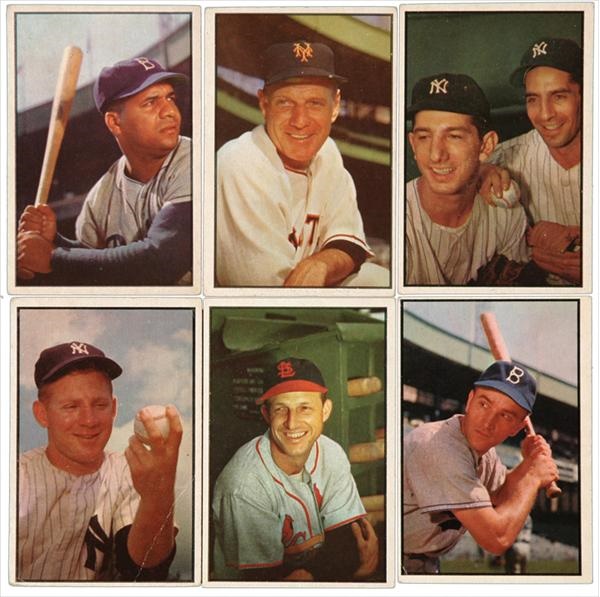 Mr. X - 1953 Bowman Color Baseball Complete Set