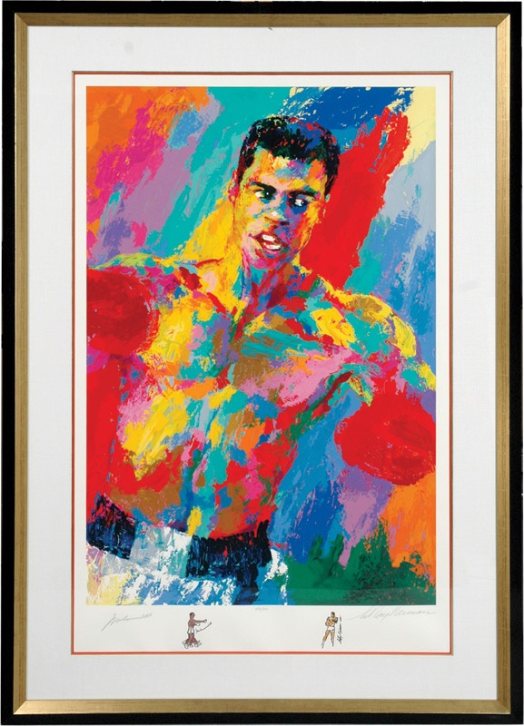 Muhammad Ali & Boxing - Muhammad Ali Signed Serigraph by Leroy Neiman