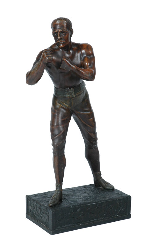 1890's John L. Sullivan Bronze Statue by Waagen