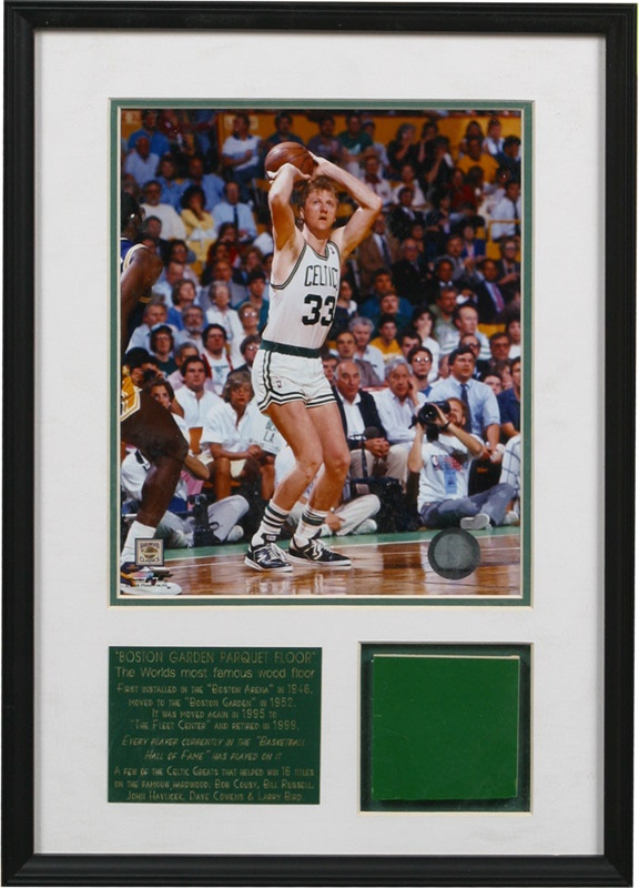 Basketball - Boston Garden Parquet Floor Framed Displays (9)