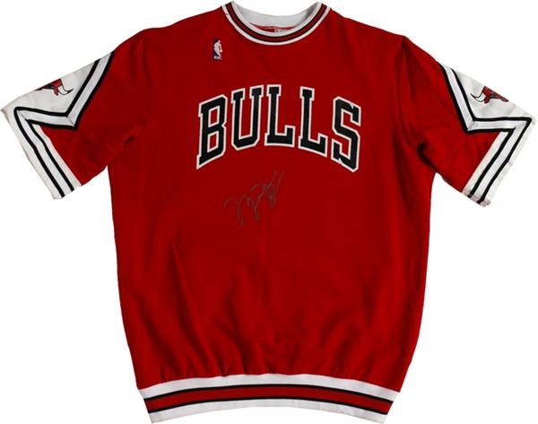 1989 Michael Jordan Signed Game Used Chicago Bulls Warm Up with LOA