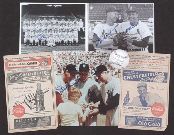 Stan Musial Signed Items (8)