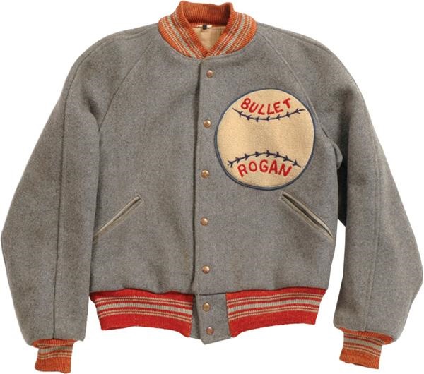 Baseball Memorabilia - 1930's "Bullet Joe" Rogan Game Worn Jacket