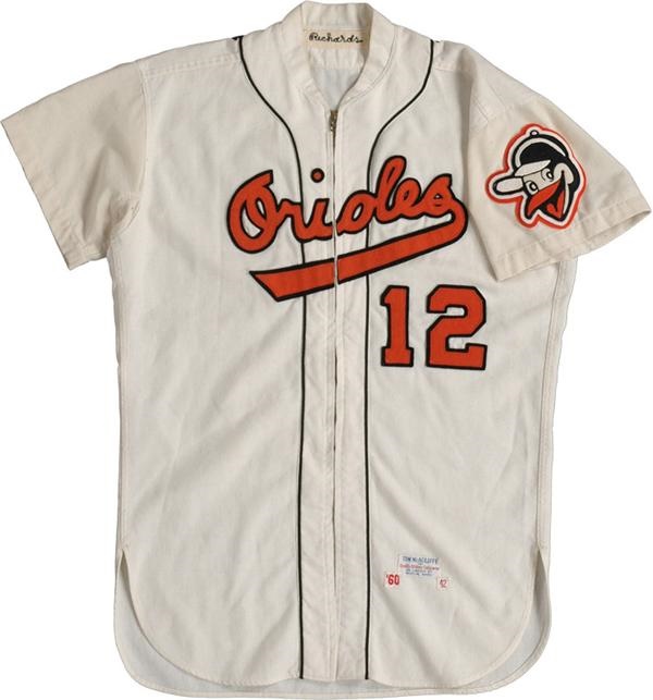 Baseball Equipment - 1960 Paul Richards Baltimore Orioles Home Jersey