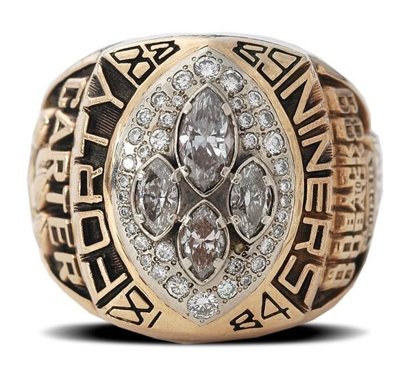 Sports Rings And Awards - Michael Carter's Super Bowl XXIV Ring