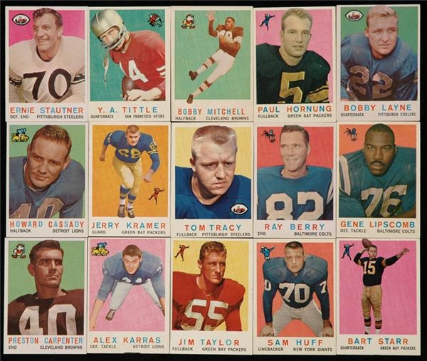 Baseball and Trading Cards - 1959 Topps Football Set