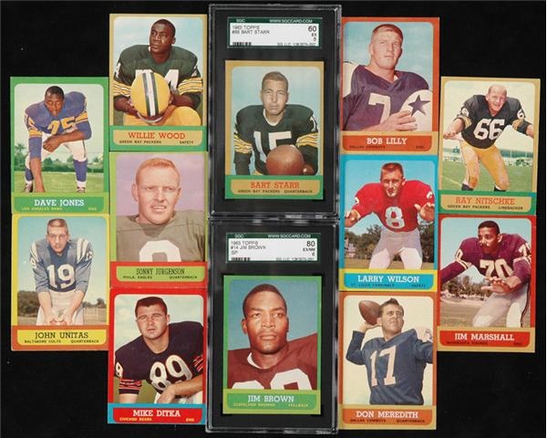 Baseball and Trading Cards - 1963 Topps Football Set