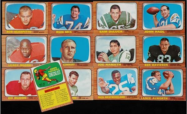 Baseball and Trading Cards - 1966 Topps Football Set
