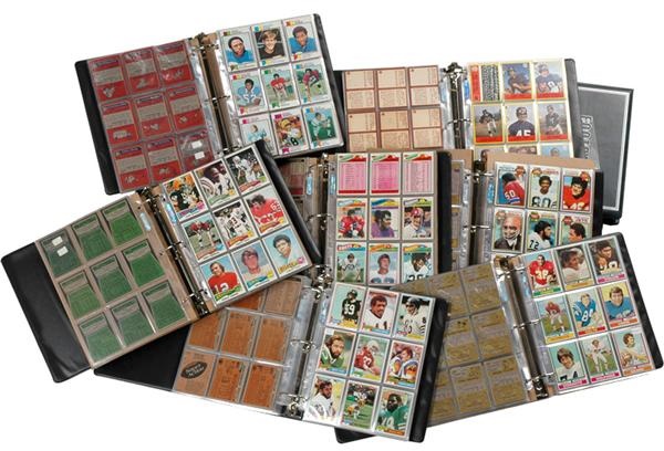 - Run of Football Sets From 1970 to 1984