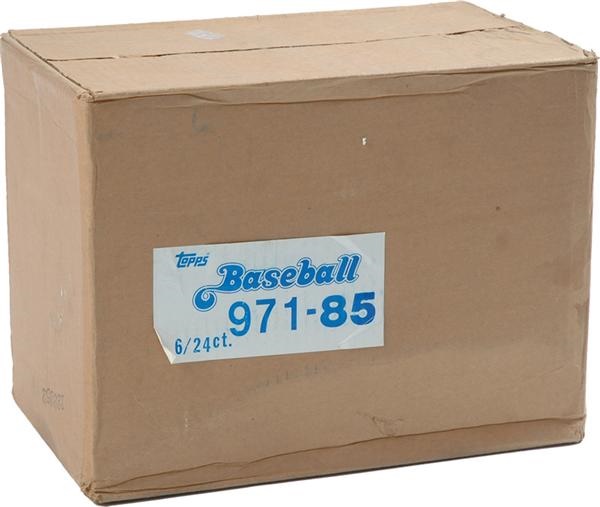 Baseball and Trading Cards - 1985 Topps Baseball 6 Box Rack Case