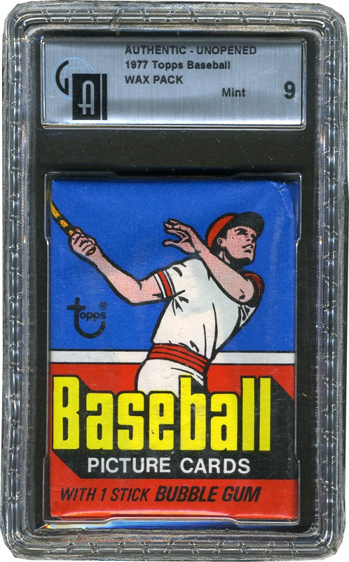 Baseball and Trading Cards - 1977 Topps Baseball Wax Packs (23) All Graded by GAI