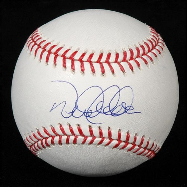 Baseball Autographs - 6 Derek Jeter Signed Baseballs Steiner