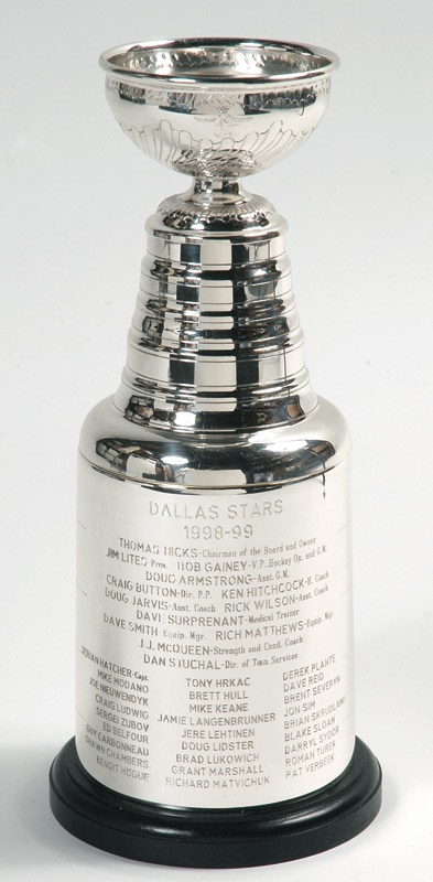 Hockey Memorabilia - 1998-99 Dallas Stars Stanley Cup Championship Trophy