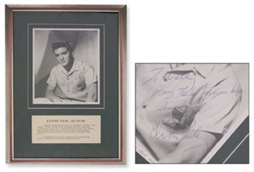 One of the Finest Elvis Presley Signed Photos You Will Ever See