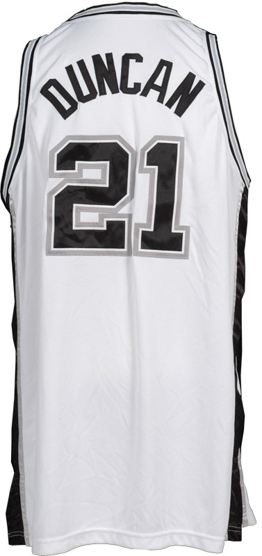 2004-05 Tim Duncan San Antonio Spurs Game Used Jersey