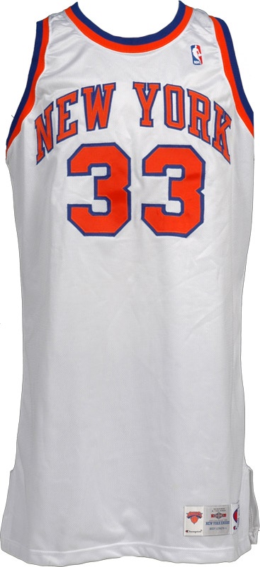 1994 - 95 Patrick Ewing Game Used New York Knicks Jersey