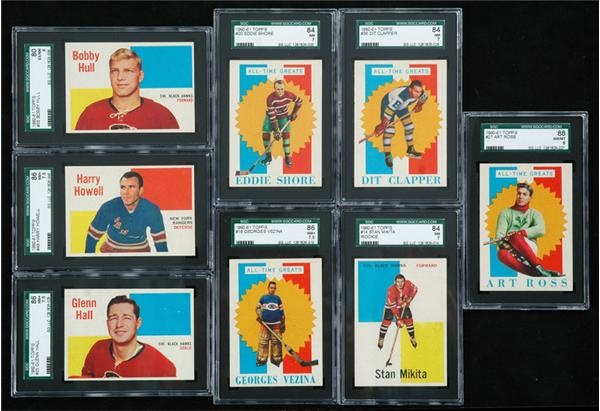 1960-61 Topps Hockey SGC Graded Set