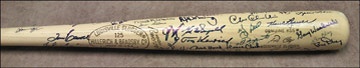 New York Yankees Multi-Signed Bat (34")