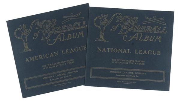 - American Carmel Company Stars of Baseball Albums 60 American League and 60 National League (120 total)