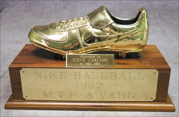 Baseball Awards - 1982 Steve Carlton Nike M.V.P. Award