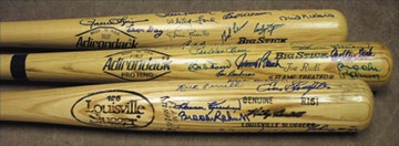 Hall of Fame - Hall of Famers Signed Bat Collection (3)