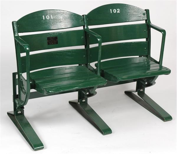 Stadium Artifacts - Wrigley Field Double Seats All Original