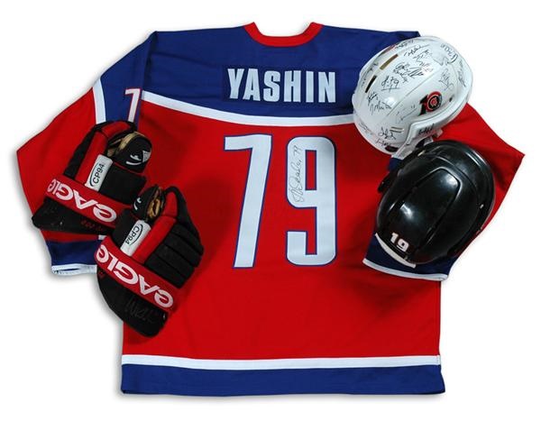 Hockey Equipment - Ottawa Senators Signed and Game Used Items (4)