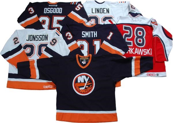 Large Collection of New York Islanders Jerseys (36)