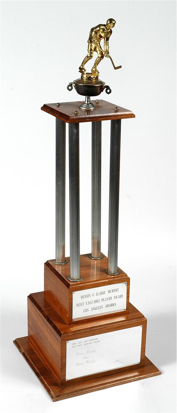 - Los Angeles Sharks WHA Most Valuable Player Trophy