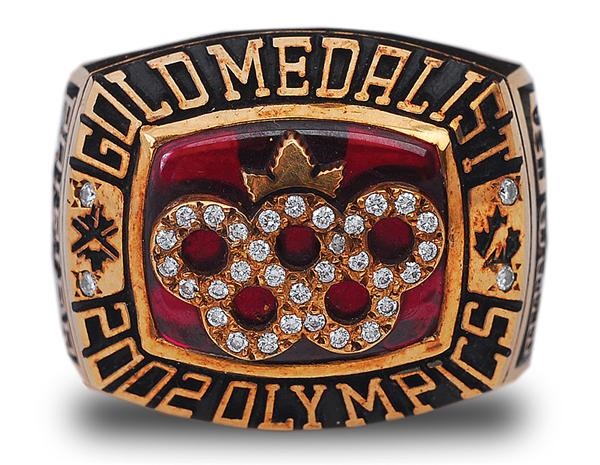 - 2002 Stu Poirier Olympic Hockey Gold Medalist Ring