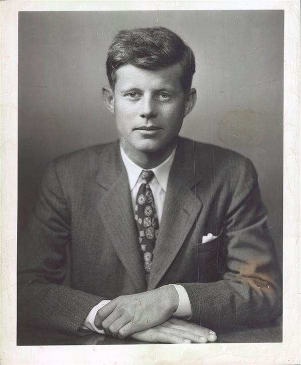 - 1945 John F. Kennedy Portrait by Bachrach