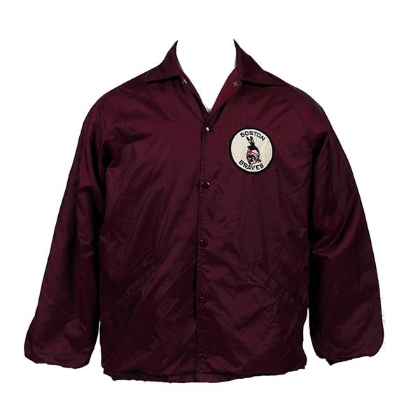 Hockey Equipment - Dan Bouchard’s 1971-72 Boston Braves Jacket