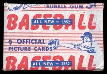 Sports Cards - 1952 Bowman Baseball Unopened Wax Pack