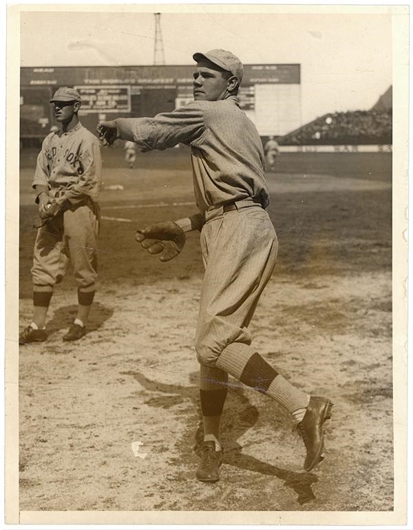 Babe Ruth - 1918 Babe Ruth "Rookie" Photograph