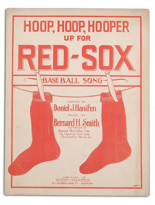 Boston Sports - Harry Hooper 1915 Boston Red Sox Sheet Music