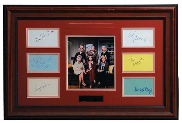 - The Mary Tyler Moore Show Cast Signed Display