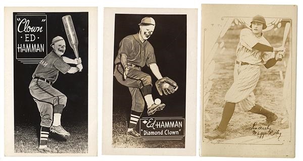 Baseball Memorabilia - 1950s Negro League & Girl’s Baseball Postcards (3)