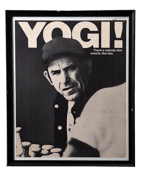 - 1961 Yogi Berra Advertising Sign