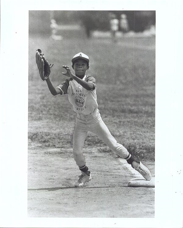 The Cincinnati Reds Photograph Collection - 8-Year Old Ken Griffey, Jr. by Mark Treitel