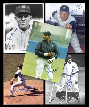 NY Yankees, Giants & Mets - New York Yankees Signed Photograph Collection (51)