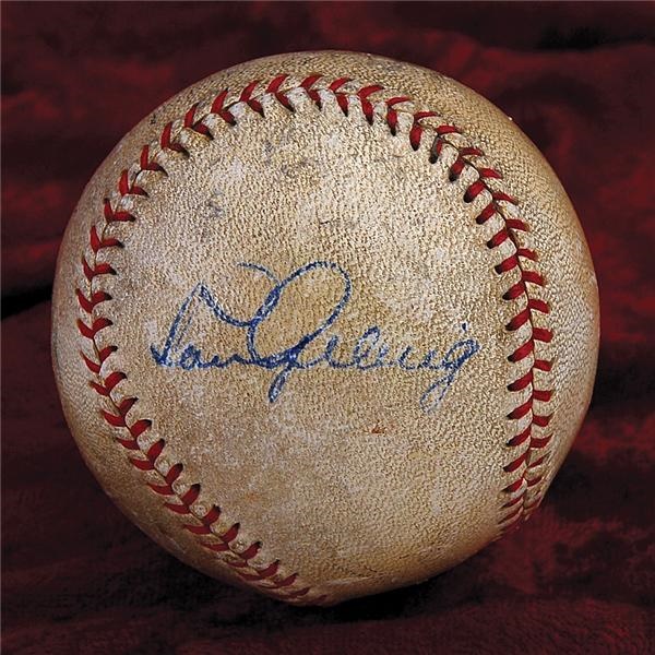 - Babe Ruth and Lou Gehrig Signed Baseball