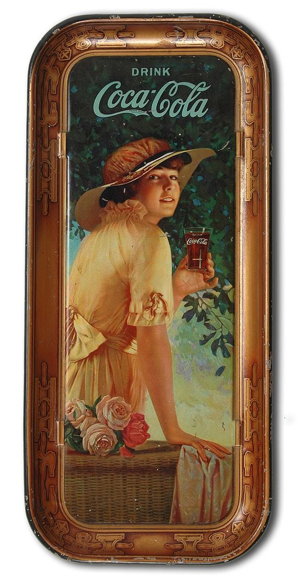 - 1916 Coca Cola Tin Advertising Tray