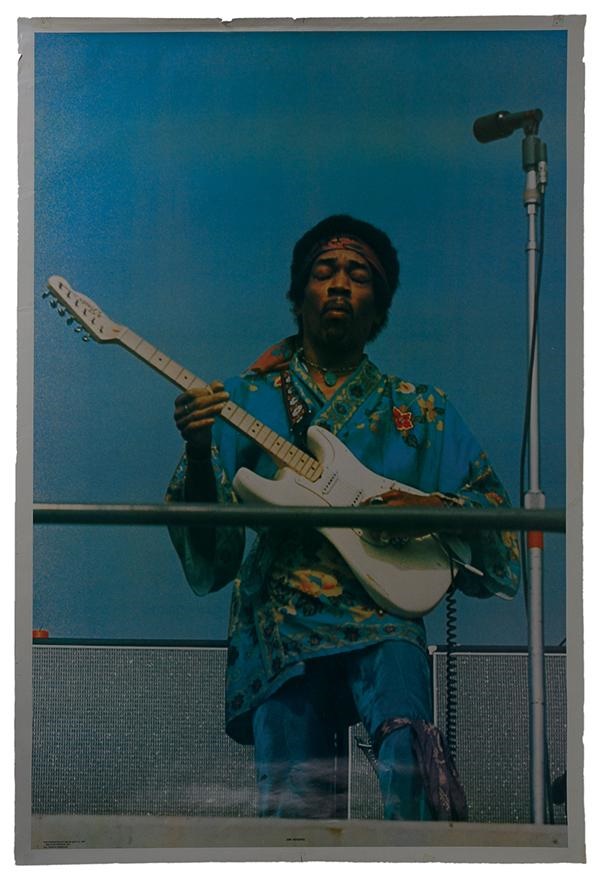 - Huge 1971 Jimi Hendrix Poster (56 x 42”)