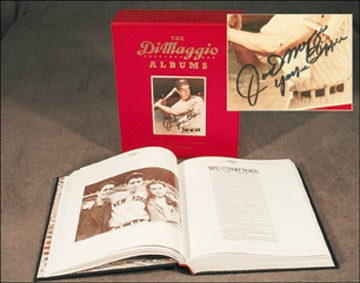 Joe DiMaggio - "Yankee Clipper" Signed The DiMaggio Albums